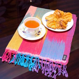 Table Runner Tenun Premium Pelangi 2