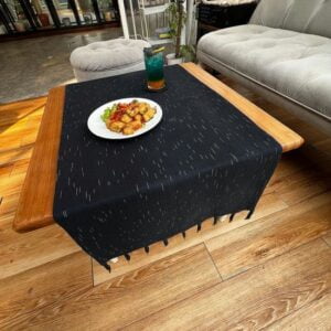 Table Runner Gerimis Hitam