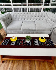 Table Runner Tenun Papua Eksklusif Reversible