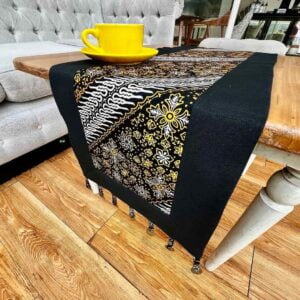 Table Runner Parang Nuansa Hitam 