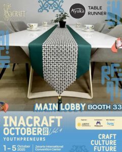 Ayuka Table Runner at Inacraft Oktober 2025