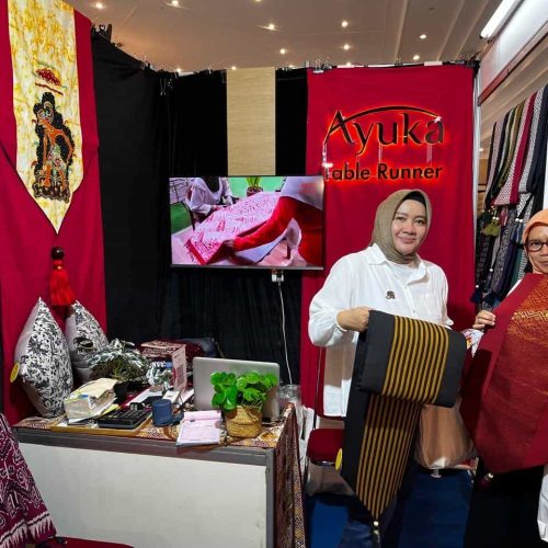 Ayuka Table Runner di Pameran Kembang Nusa Bandung