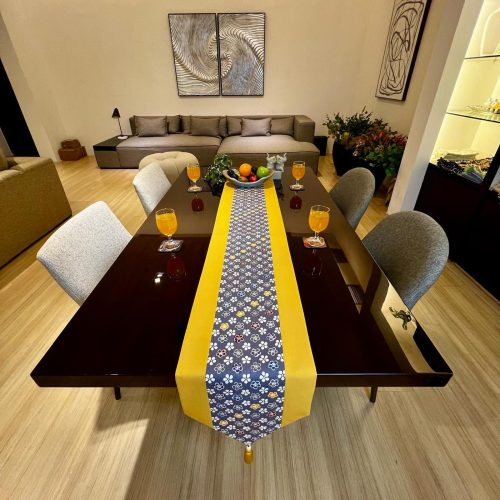 Table Runner Batik Cap Motif Garutan
